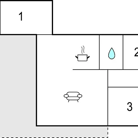In With Kitchen Ferienhaus